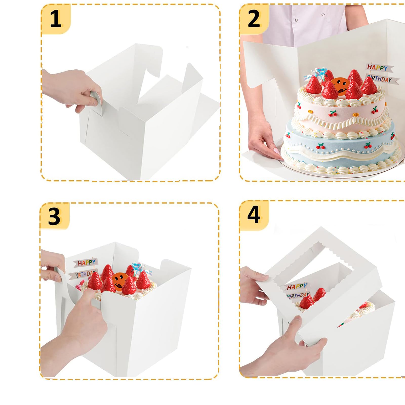 Packpal professional-look cake box elevates bakery presentations.