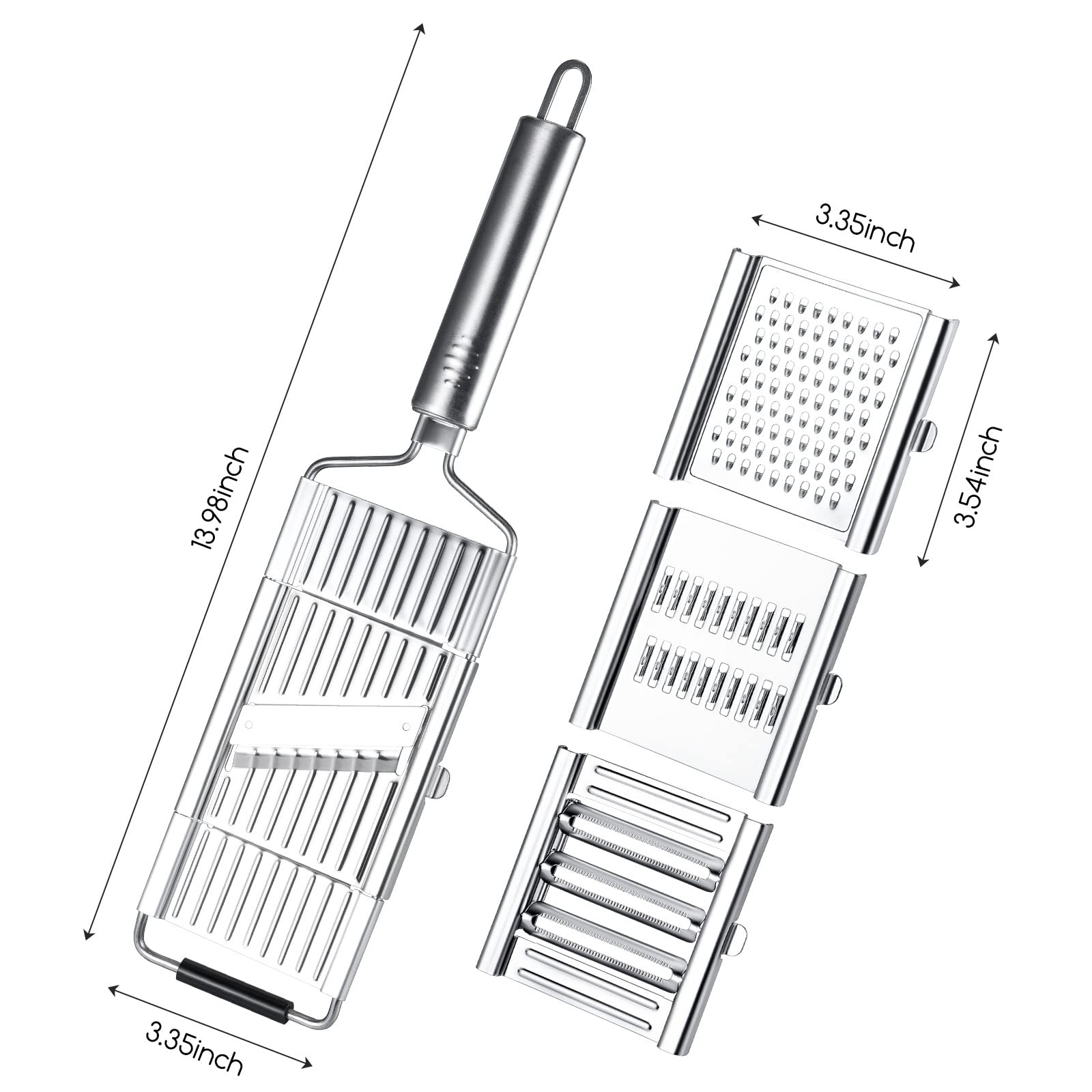 Paddsun grater zester blade for citrus and ginger zest.