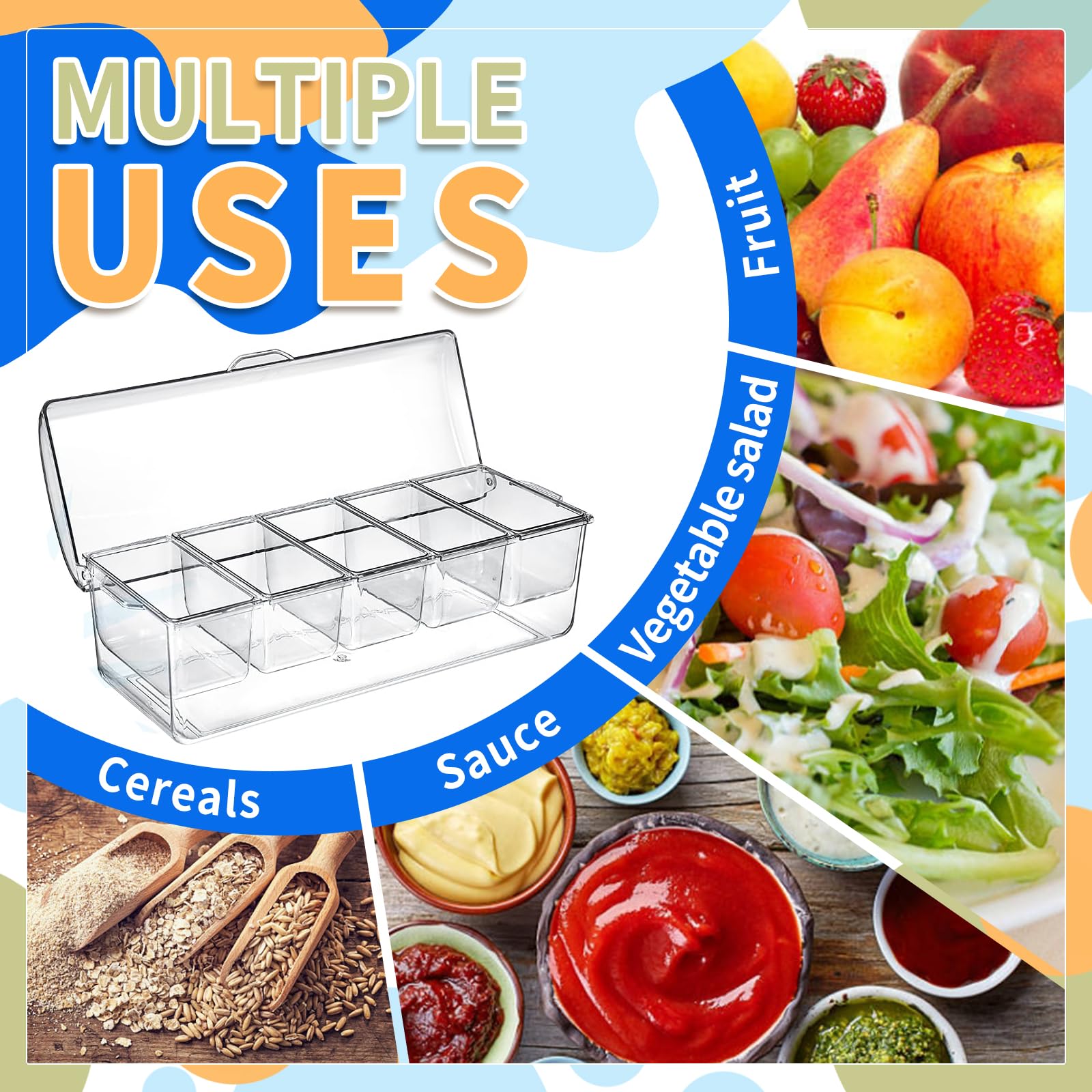 PADELE included spoons and tongs illustrate complete bar and party serving solution.