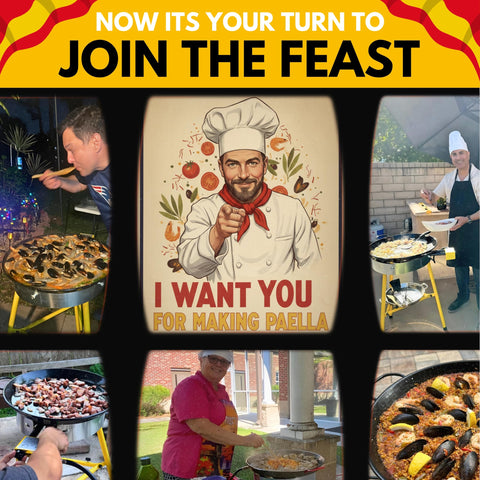 Paelluxe easy-clean cover simplifies post-cook cleanup.