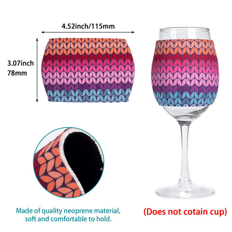 PAGOW wine glass sleeve design 3 features vibrant pink hues for celebratory toasts