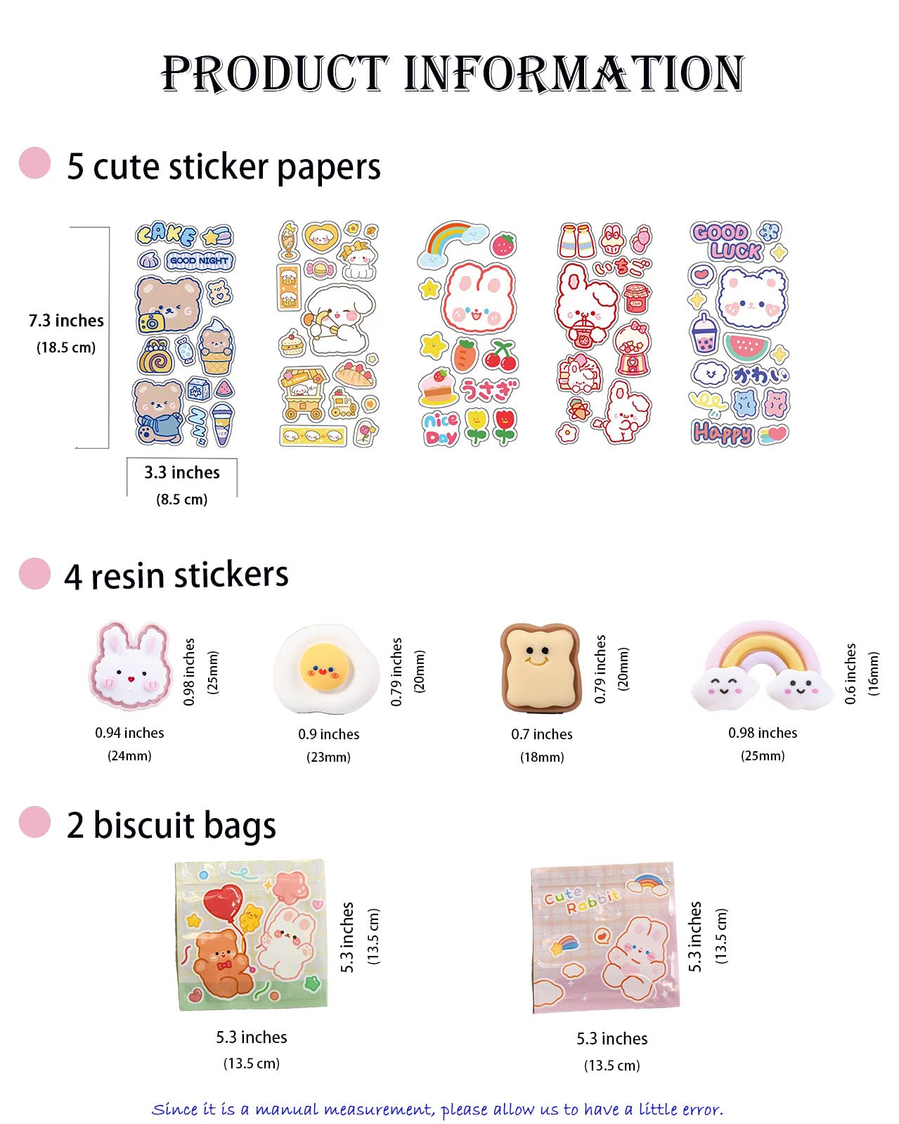 Paidideng Kawaii Bento Box with lunch bag included for organized travel