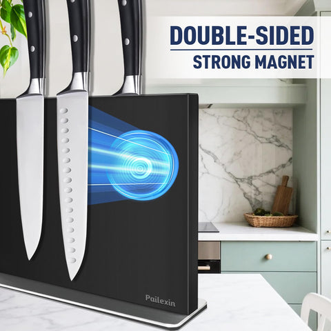 Pailexin 304 stainless steel knife holder resists rust in kitchens