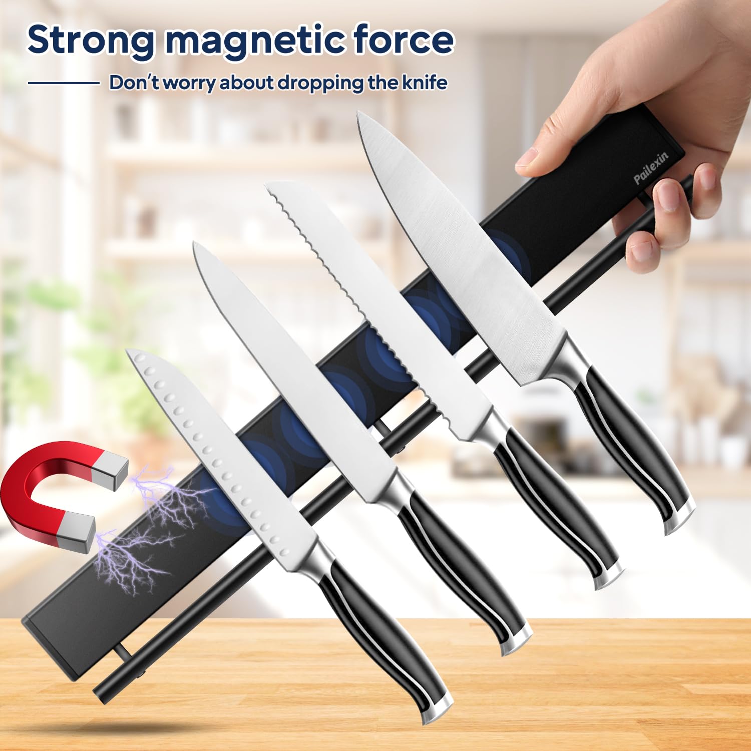 Pailexin 304 stainless steel construction resists rust for daily use.