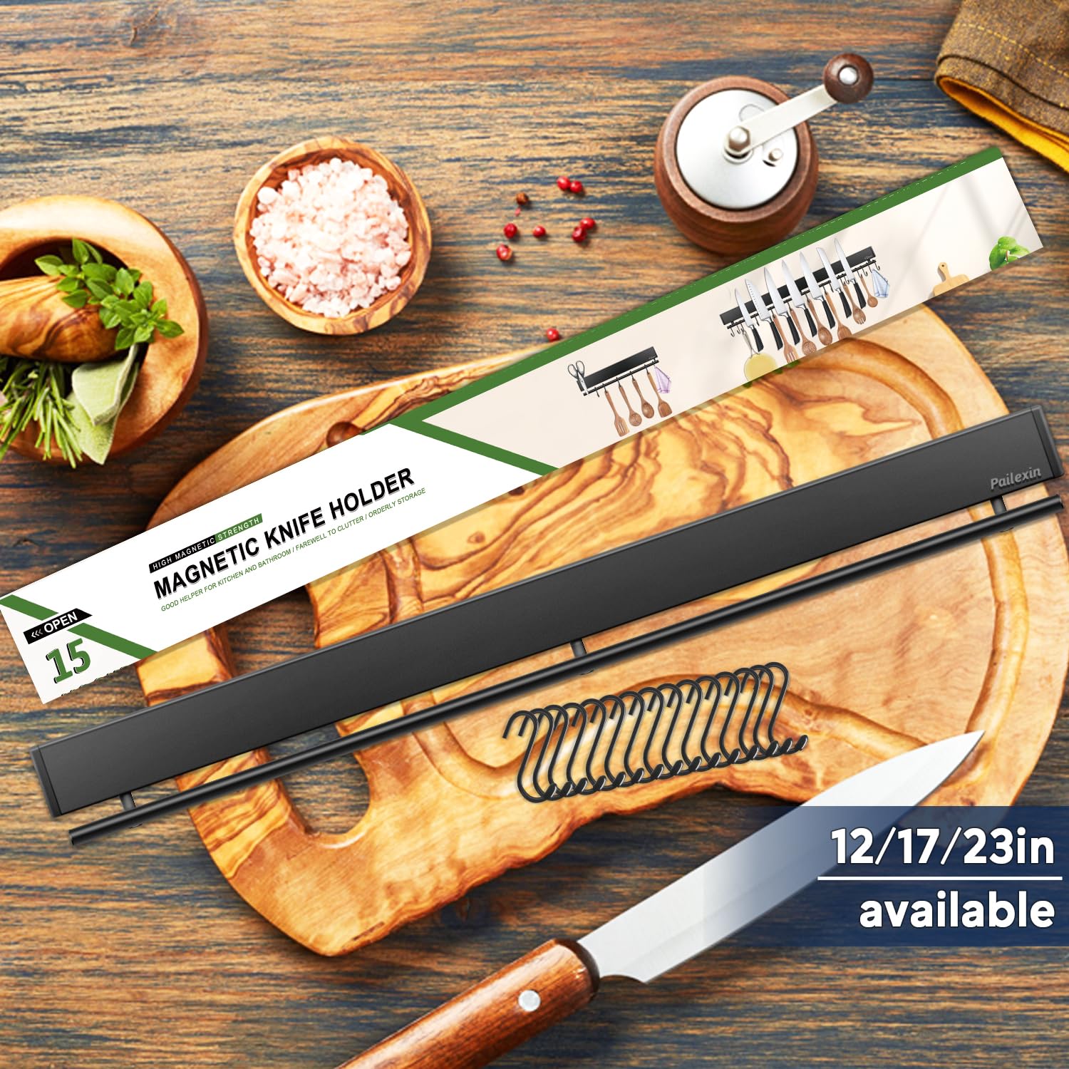 Pailexin magnet strip close-up highlighting strong holding power for tools.