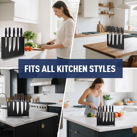 Pailexin non-slip base protects countertops during knife lifts