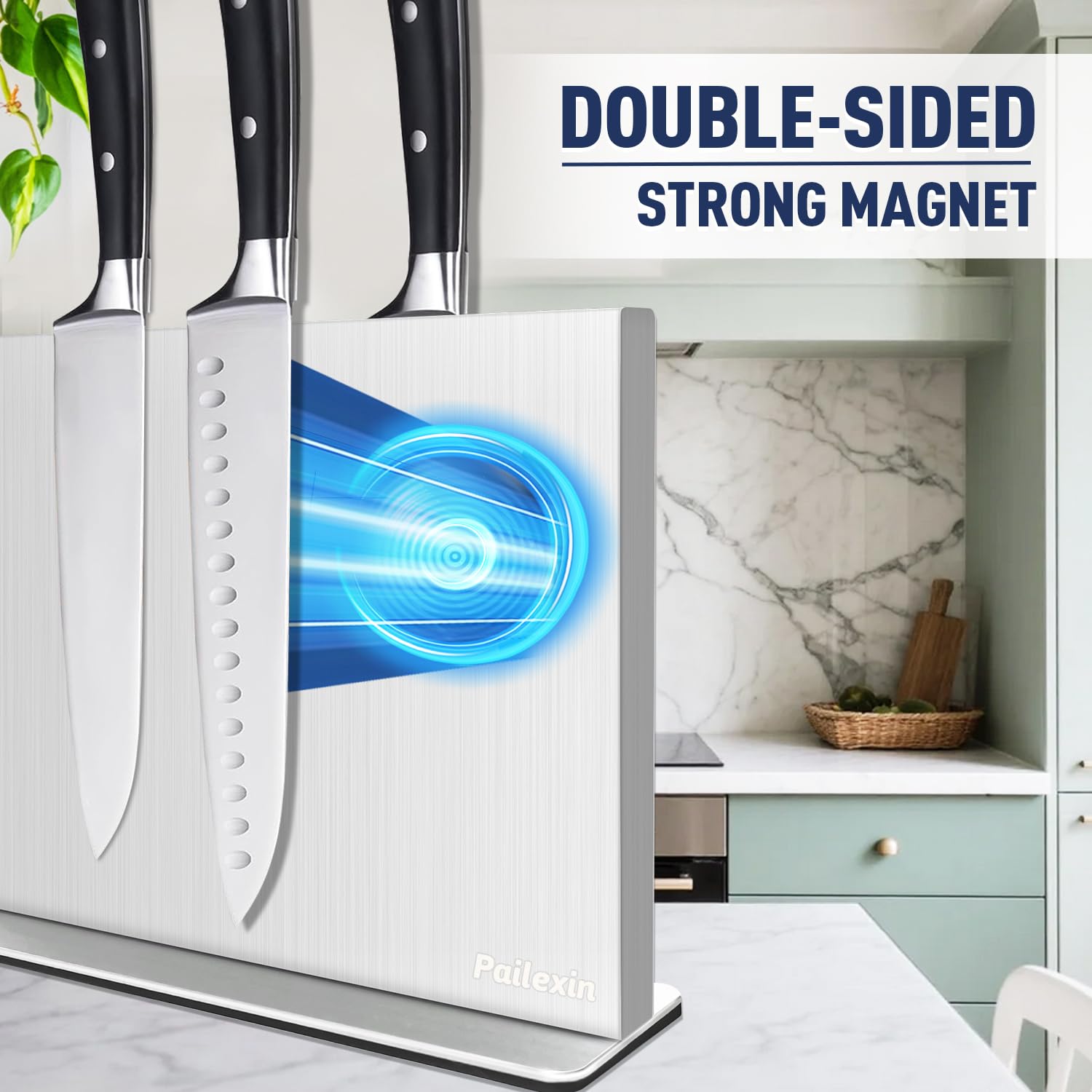 Pailexin stainless steel base close-up highlights rust resistance and durable finish.