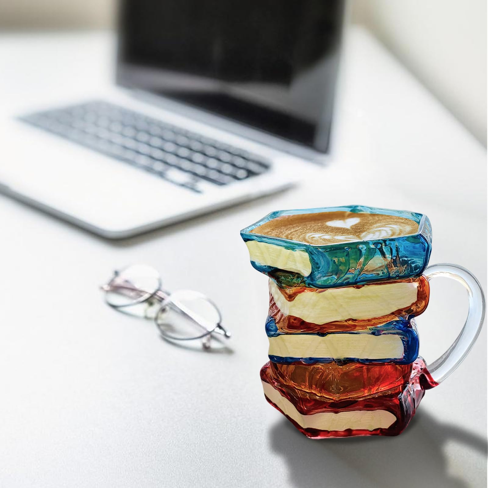 Painted Book Mug makes a thoughtful gift for book lovers.