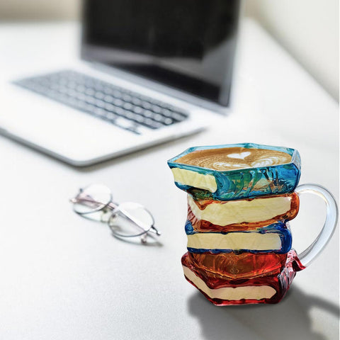 Painted Book Mug makes a thoughtful gift for book lovers.