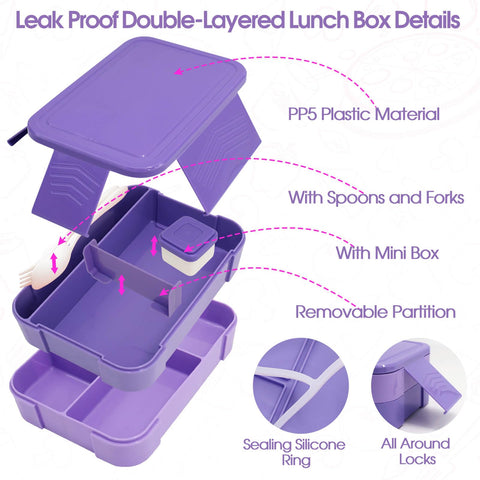 PainZieteg purple nylon lunch bag offers durable protection and easy carry
