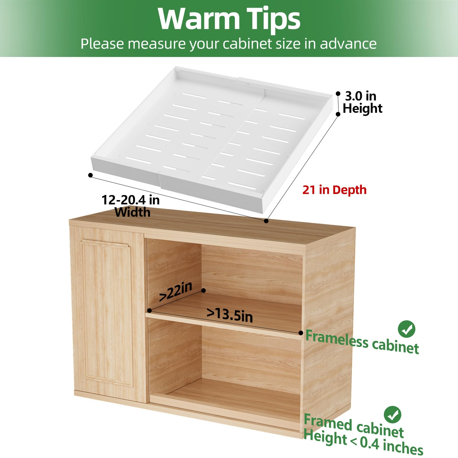PAKETA three-rail sliding drawer system for easy cabinet access.
