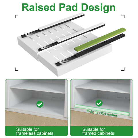 PAKETA upgraded three-rails system delivers smooth, sturdy slides.