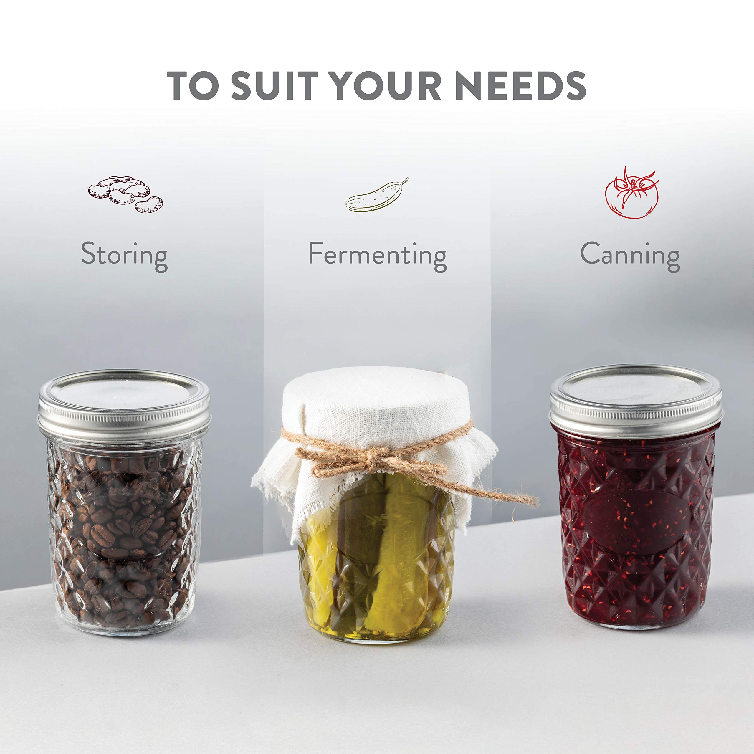 Plastisol-lined lid on Paksh Novelty jar prevents leaks and rust.