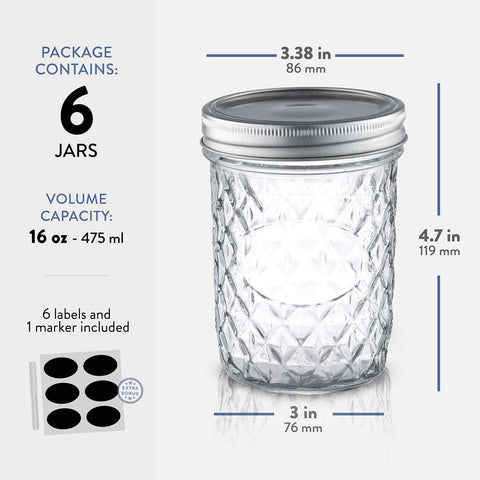 Seal-band lid on Paksh Novelty mason jar ensures airtight storage.