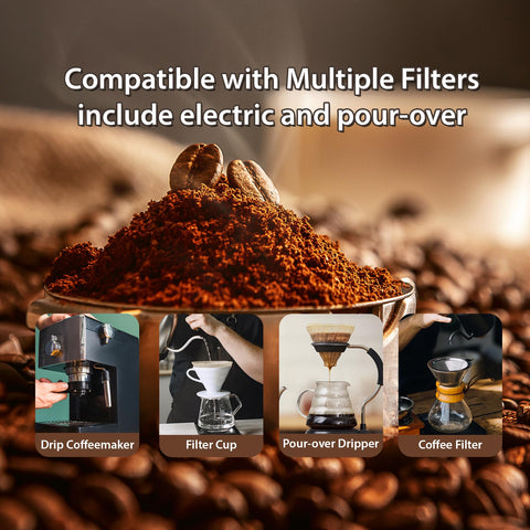 PakTalk natural brown filters reduce oil in brew