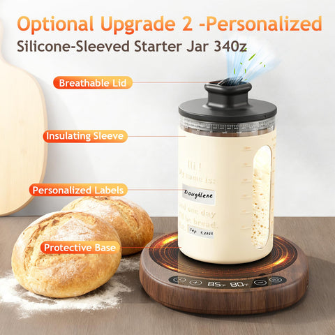 Pakusane SourKeeper 6.5-inch base fits jars and bowls of different shapes