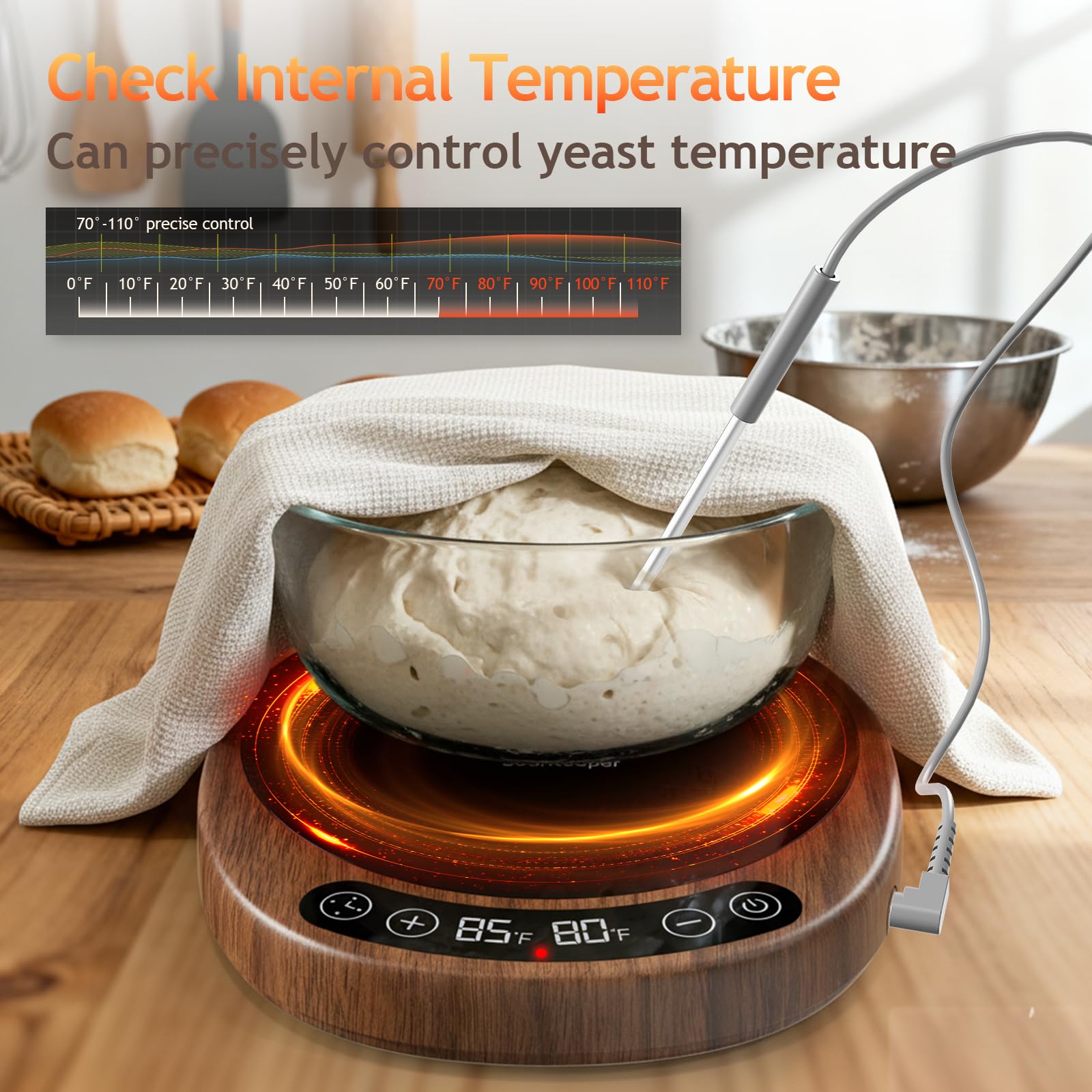Pakusane SourKeeper precise 70-110°F control supports consistent fermentation without guesswork