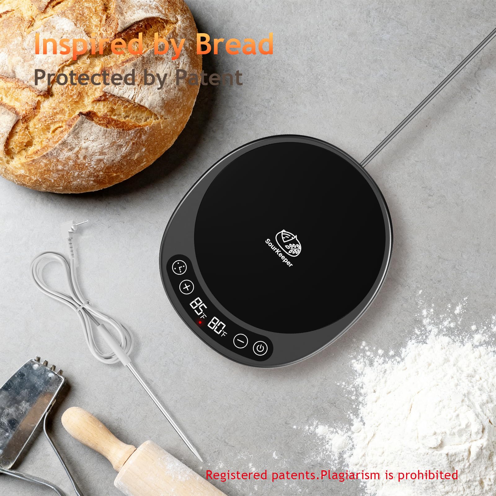 Pakusane SourKeeper Pro 24-hour timer supports planned proofing routines.
