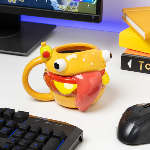 3D design and distinctive mascot detail make the Durrr Burger mug a practical daily use item.