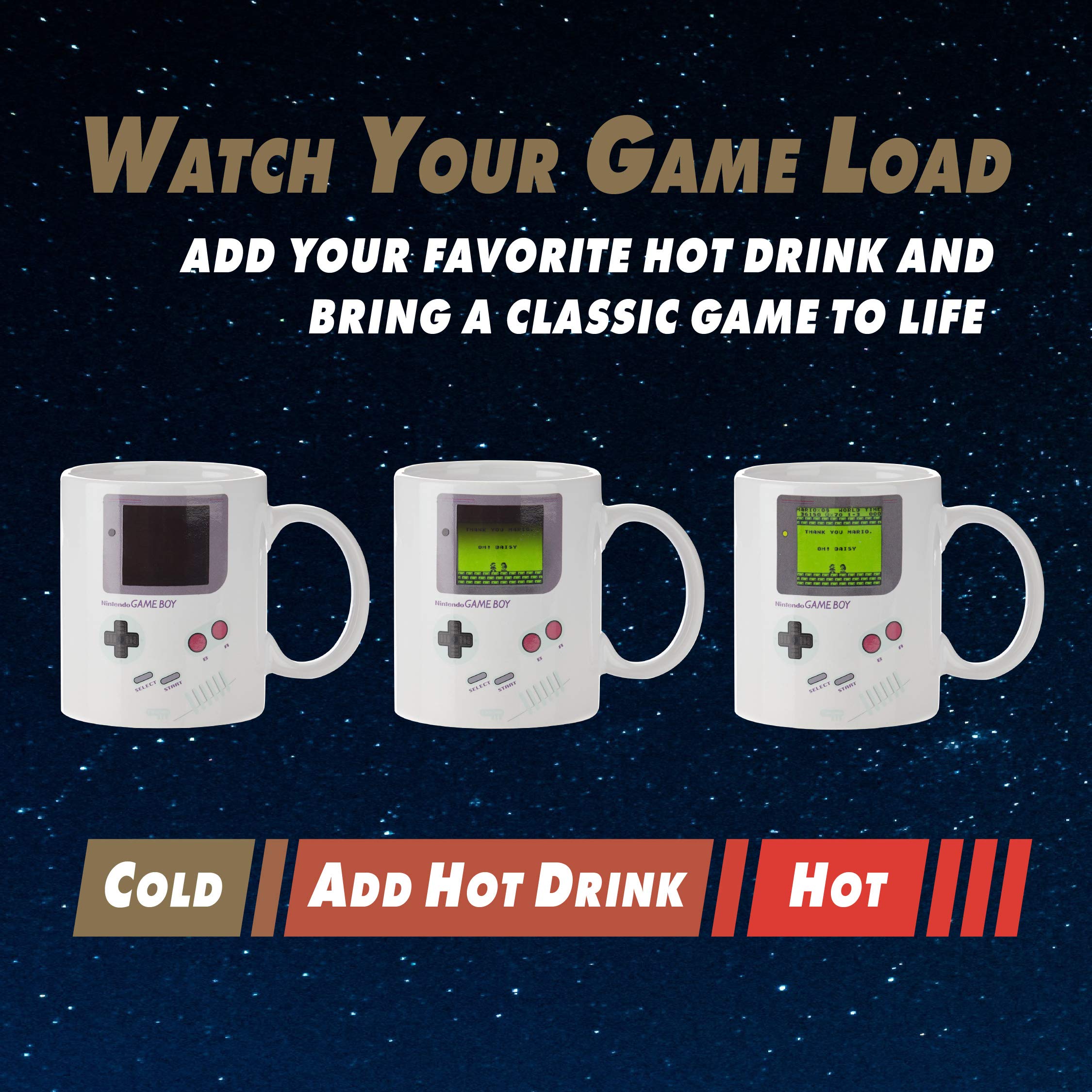 Gift-ready Paladone Gameboy mug comes boxed for special occasions