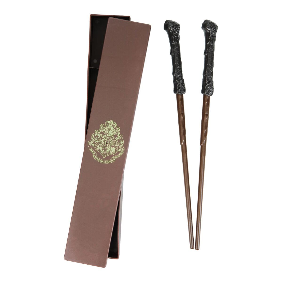 Paladone Harry Potter wand chopsticks in a display box, ideal for themed meals and gifting.