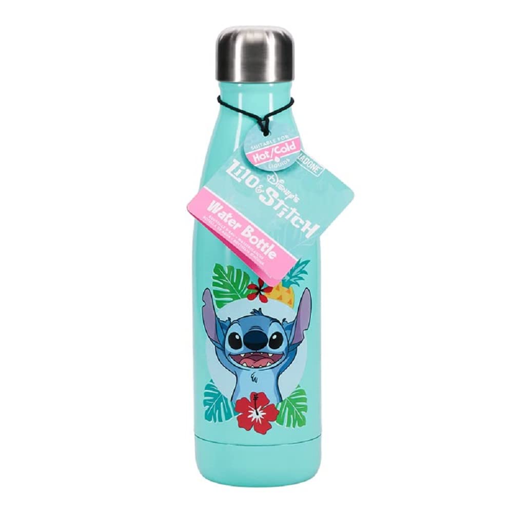 Paladone Lilo & Stitch water bottle 15oz design, ideal for daily hydration on the go