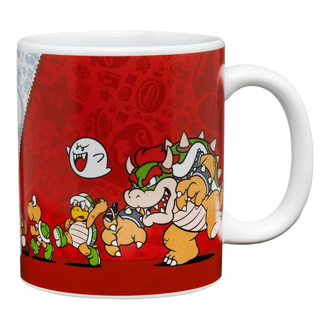 Paladone mug heat-changing feature reveals coins and enemies when hot