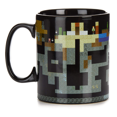 Paladone Minecraft XL mug doubles as a travel-friendly cup for hot drinks.