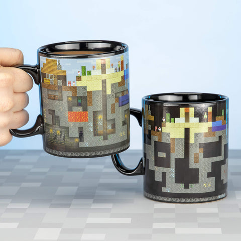 Paladone Minecraft XL mug shows monsters as it heats, adding excitement to breaks.