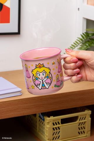 Paladone 300ml ceramic mug, durable pink finish for everyday coffee or tea