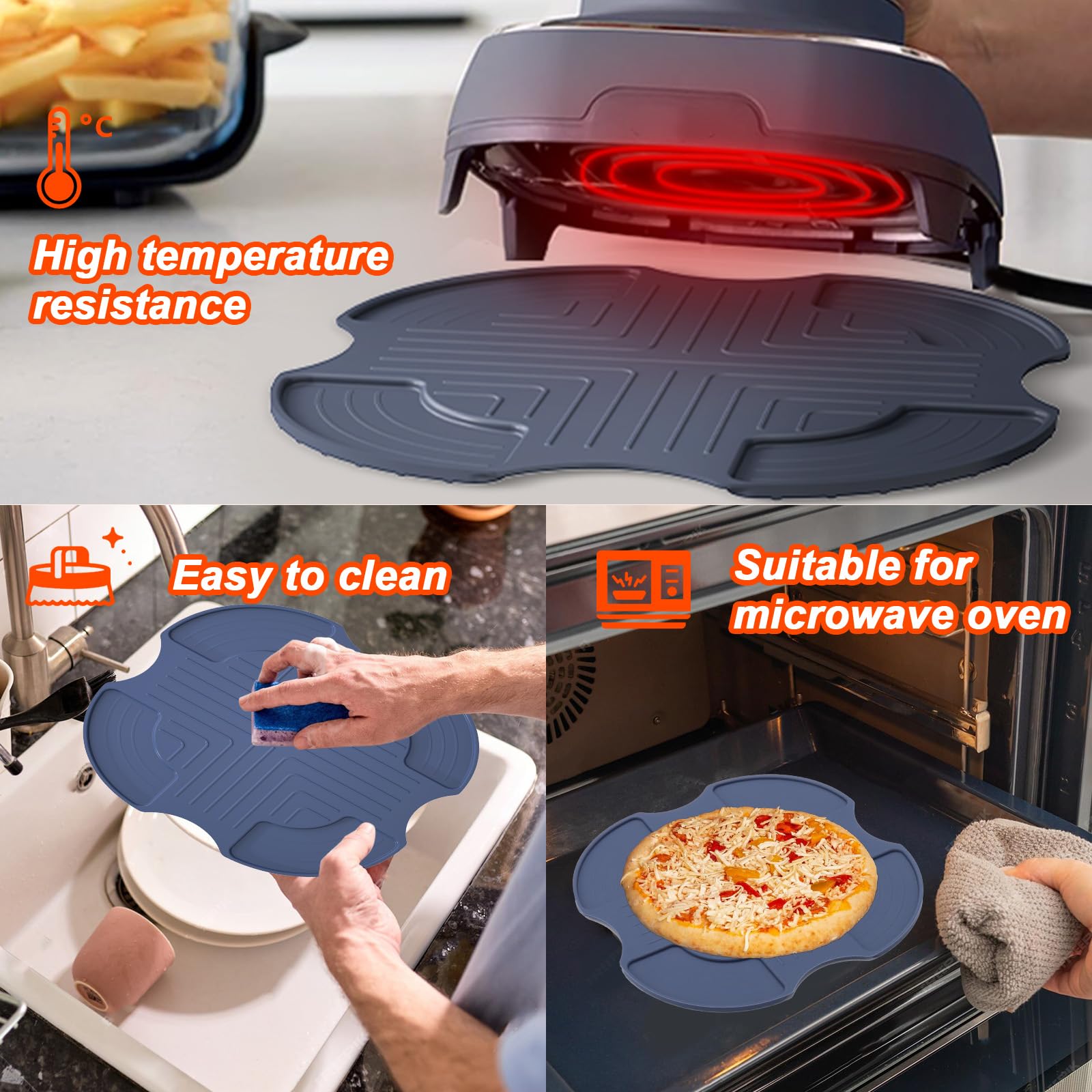 Palksky heat mat for Ninja Crispi guards counters up to 440°F