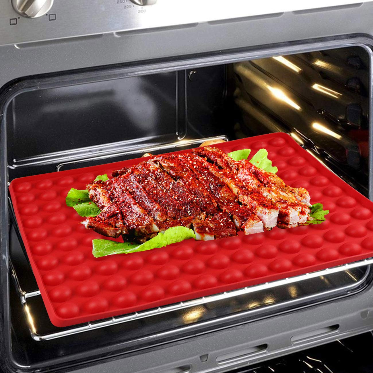 Palksky baking pad with heat-resistant silicone doubles as a placemat.