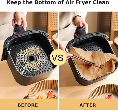 Palksky liners no oil leak design keeps air fryer clean
