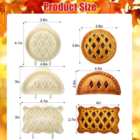 Palksky semi circle hand pie mold for festive pastries