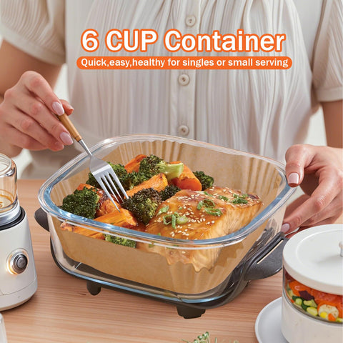 Palksky Ninja Crispi 6 cup liners ensure proper fit and simple serving
