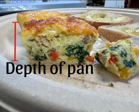 Palksky two-pack egg bite mold shown on kitchen counter for batch prep