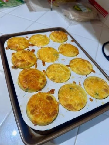 Palksky silicone muffin pan shown as nonstick, easy release surface