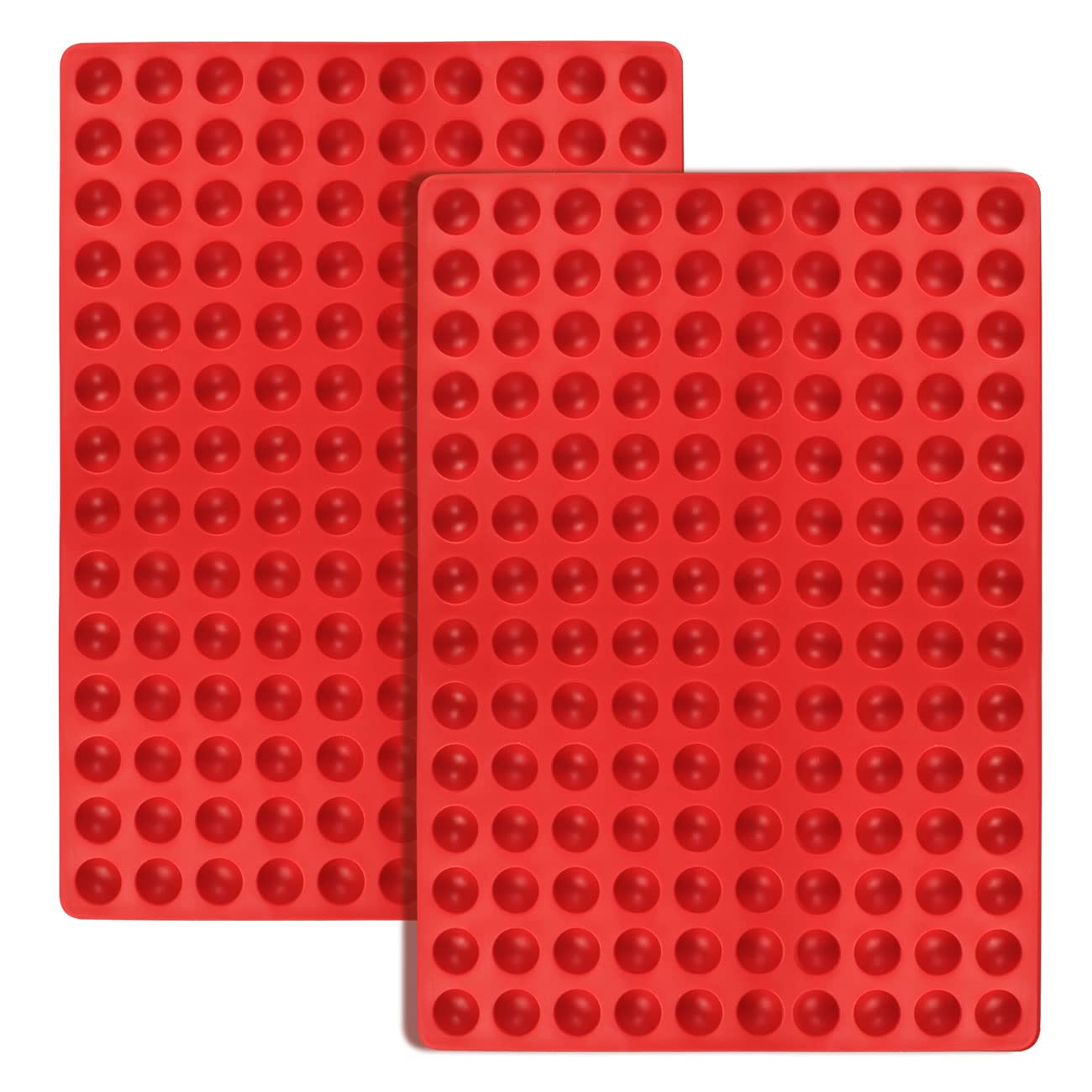 Palksky two-pack 140-cavity silicone mold for semi-sphere treats.
