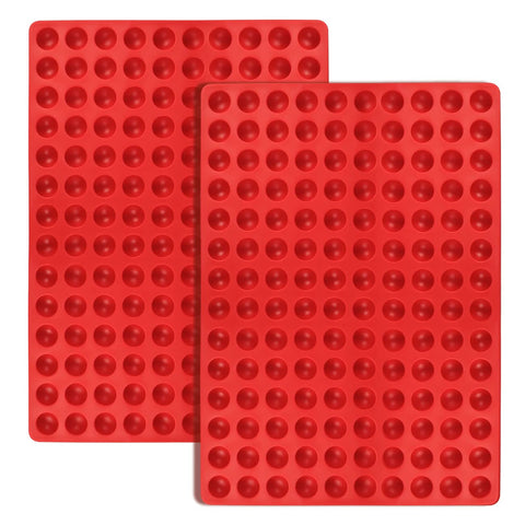 Palksky two-pack 140-cavity silicone mold for semi-sphere treats.