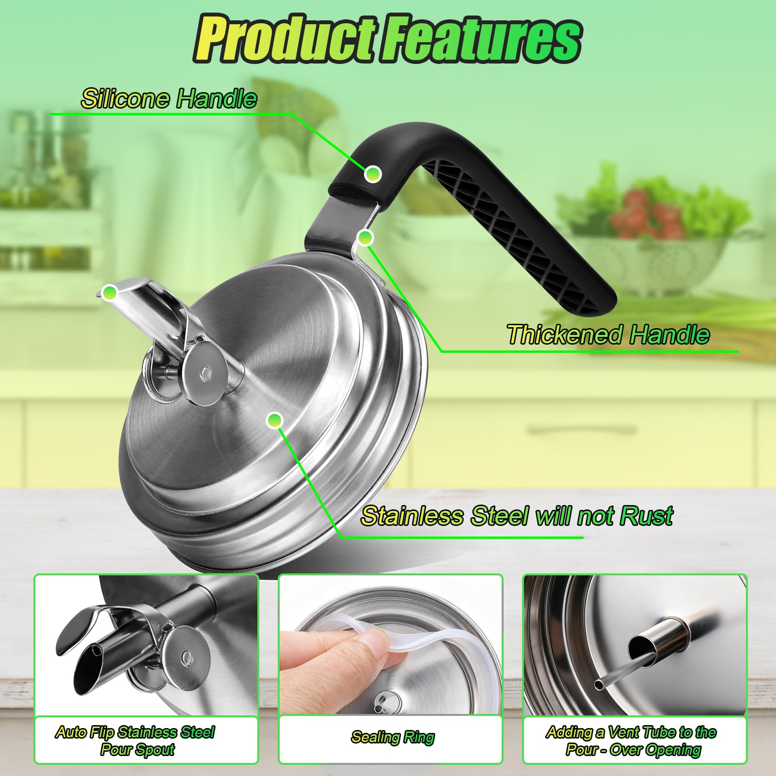 Palksky vent tube enables smooth syrup flow with minimal splashes