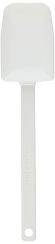 Pampered Chef 1659 scraper spatula close-up with heat-resistant silicone head for versatile cooking