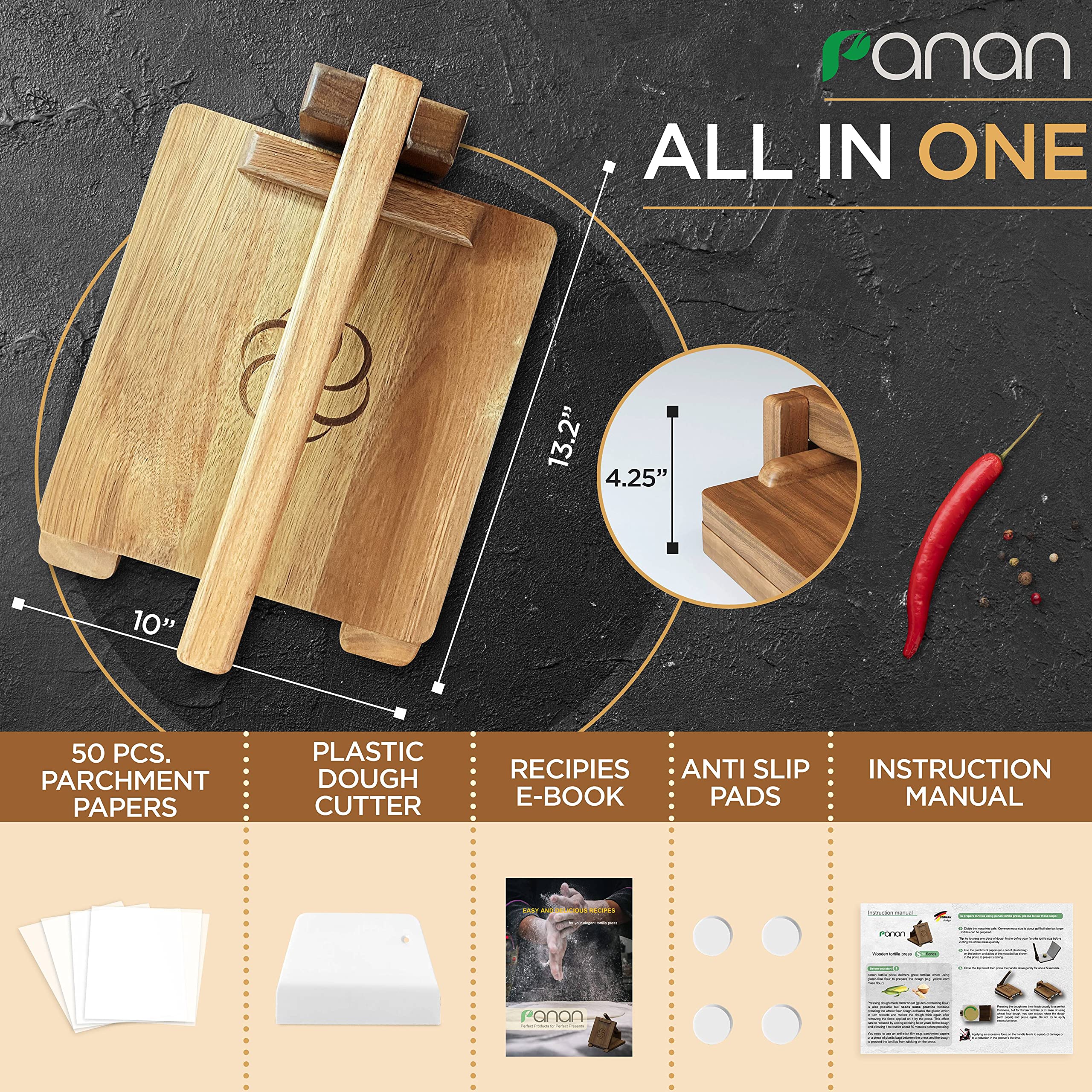 Panan recipe eBook for tortilla ideas and tips
