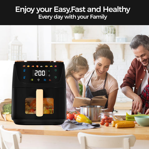 Panana 8QT air fryer compact design fits any countertop