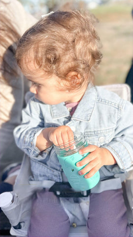 PandaEar durable cups with protective sleeves resist bumps during playtime
