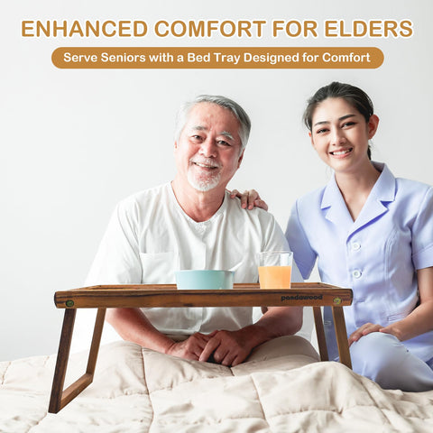 PANDAWOOD elevated edge keeps cups, remotes, and devices securely in place.