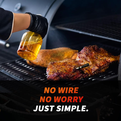 Paneceia thermometer app interface on phone for remote grilling control