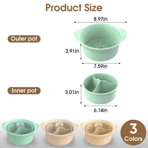 PANIMOSI steamer set for baby food and eggs.