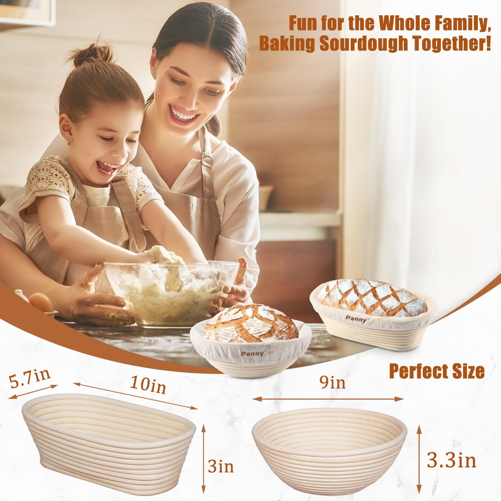 Panny silicone pastry mat provides non-stick prep surface