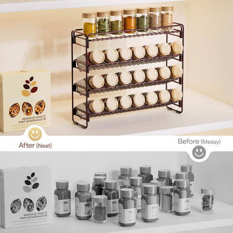 PanPanPal spice rack dimensions fit tight spaces at a glance.