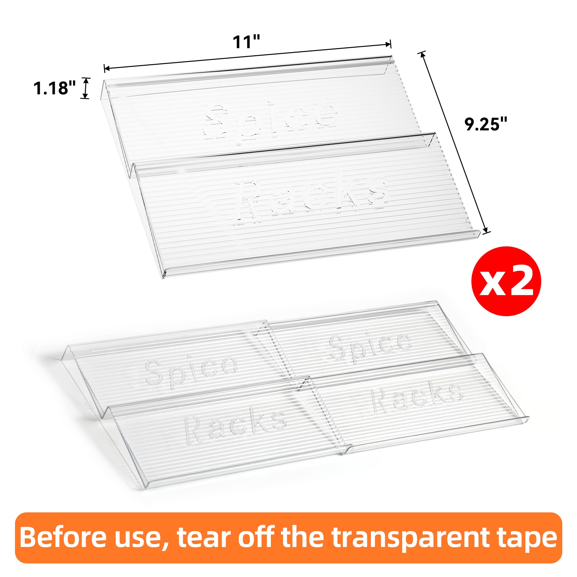 PanPanPal slanted compartments enable quick, fingertip access to spices.